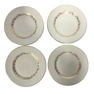 Royal Doulton 'Fairfax' England Retired 6.5" Bread Plates-Set of 4-Exceptional